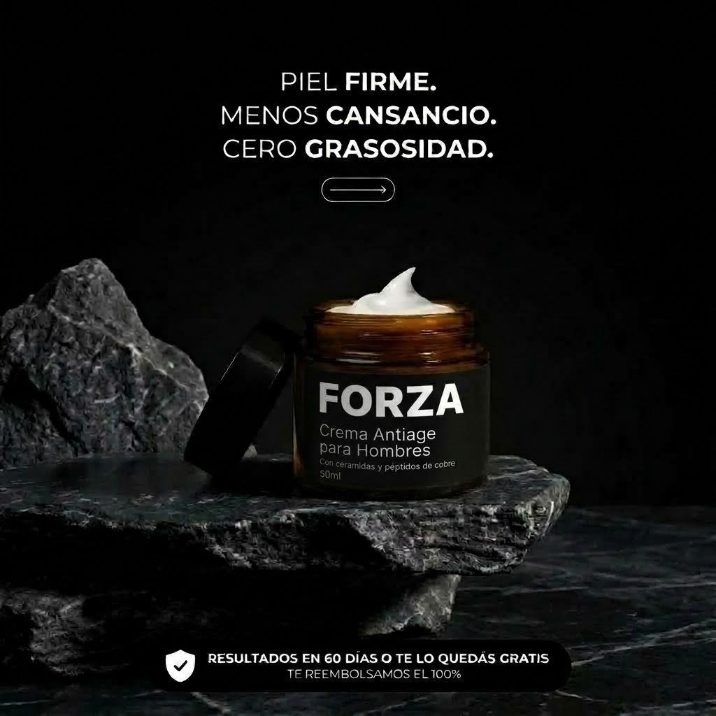 FORZA — Crema Facial Antiarrugas y Reafirmante para Hombres